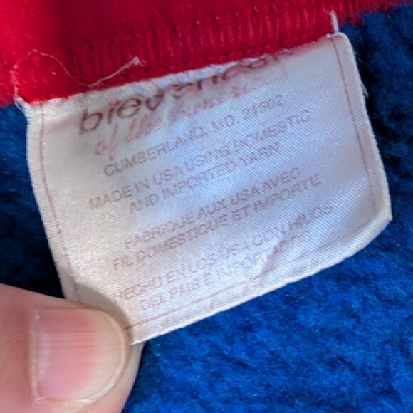 Biederlack Florida Panthers Throw Blanket Fleece Blue Red Made in USA - Picture 5 of 11